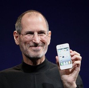 Steve Jobs with iPhone