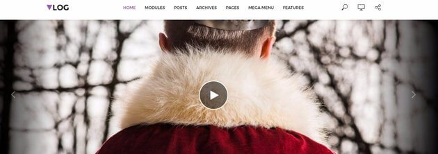 Vlog premium wordpress video theme