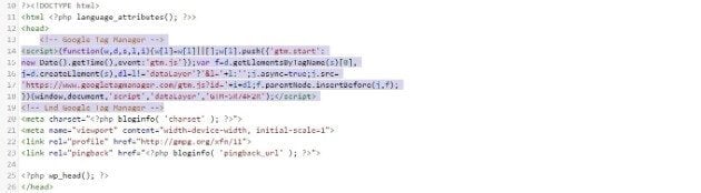 google tag manager for wordpress