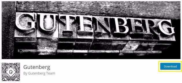 Gutenberg WordPress plugin