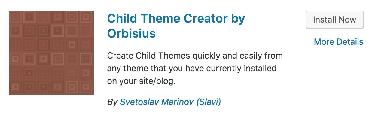 child theme plugin