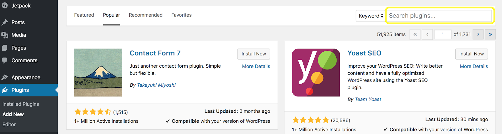 reinstall a wordpress plugin