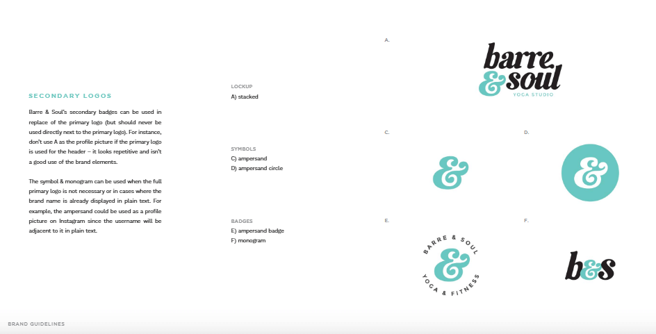 website branding examples