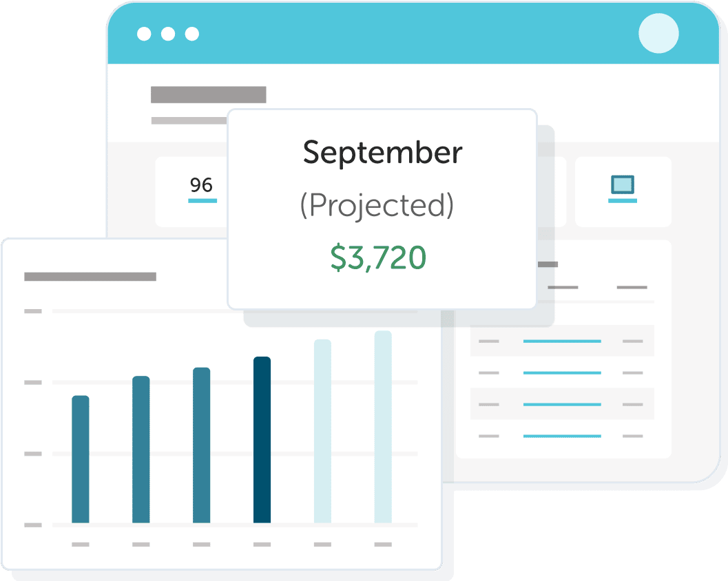 Illustration of dashboard