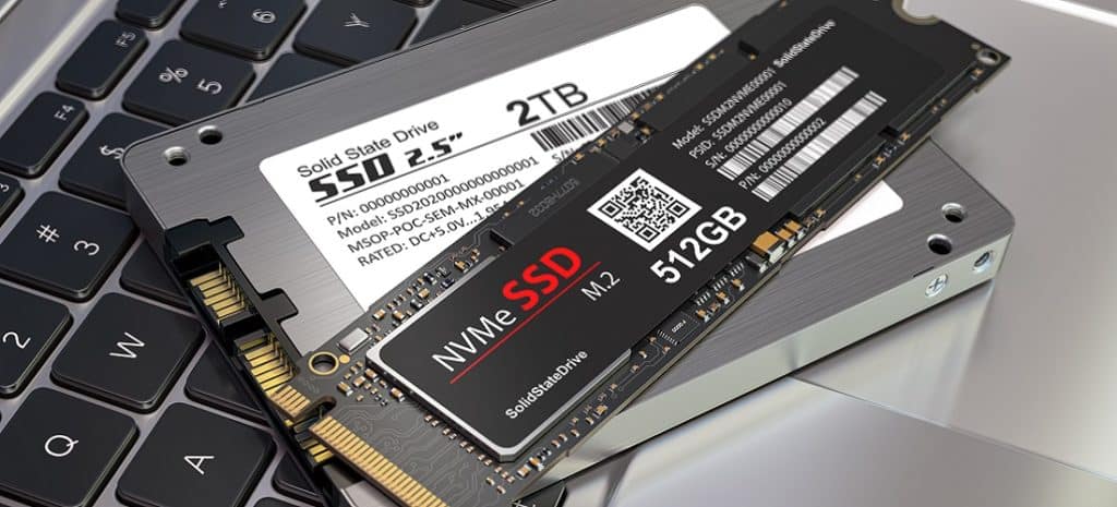 SSD storage