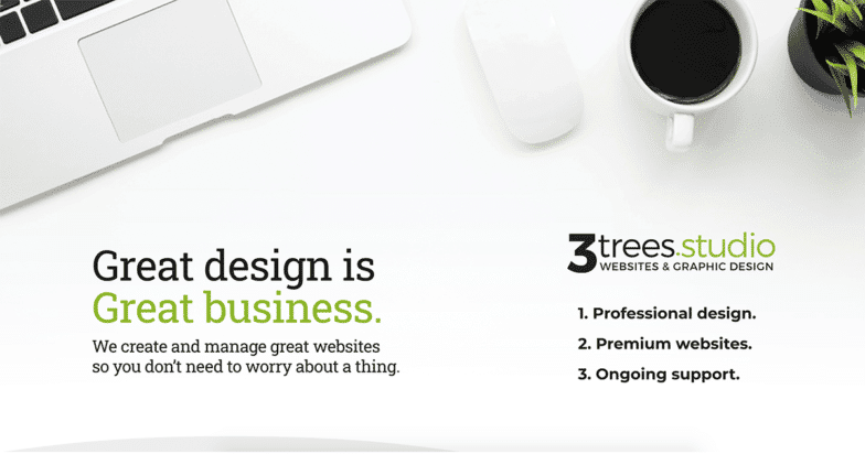 Screenshot from 3Trees website