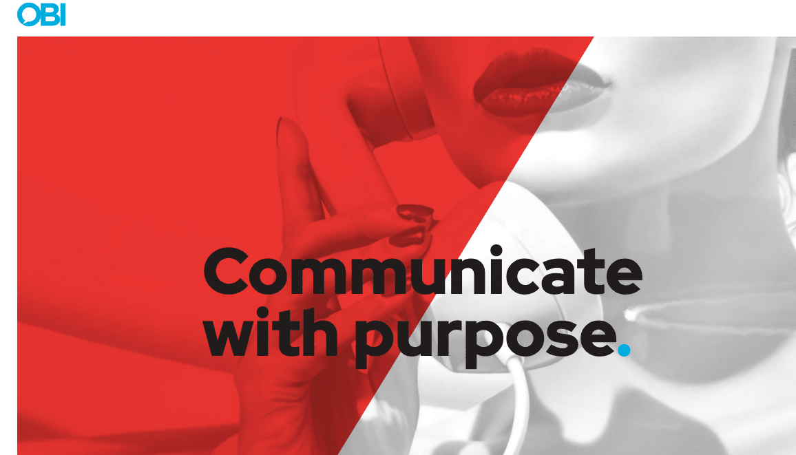 Screenshot from OBI Creative website