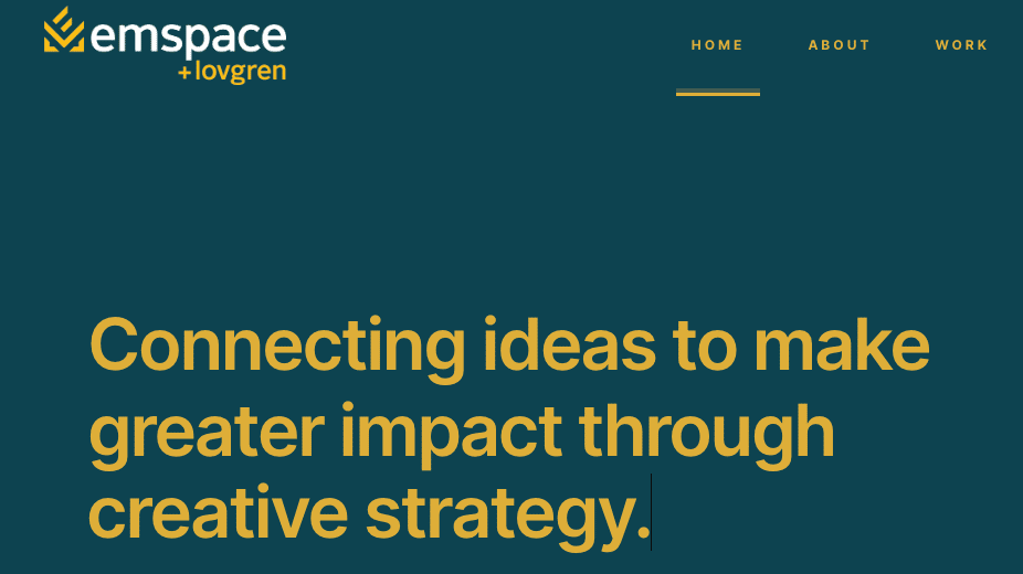 Screenshot from Empace + Lovgren website