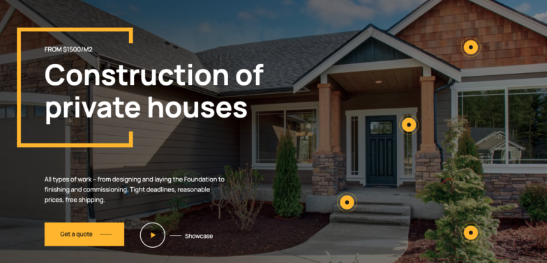 screenshot of the Actura theme demo on themeforest